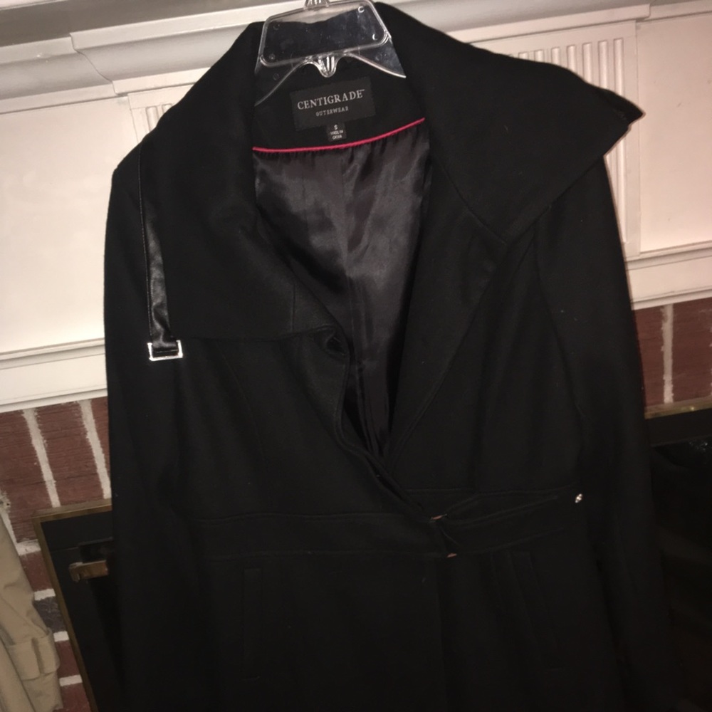 Centigrade Black Trench Coat